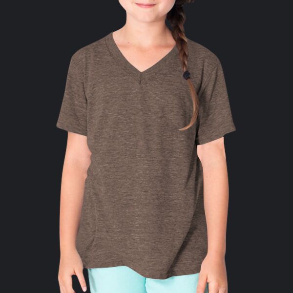TR156 Toddler Tri-Blend V-Neck T-Shirt Thumbnail