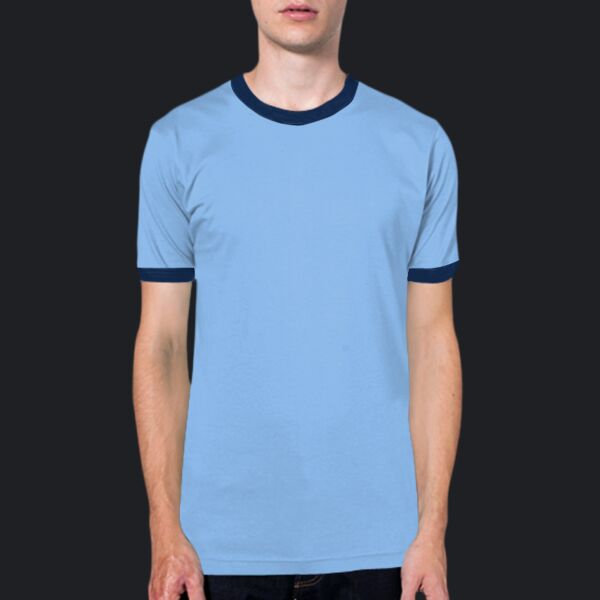 2410 Fine Jersey S/S Ringer T-Shirt Thumbnail
