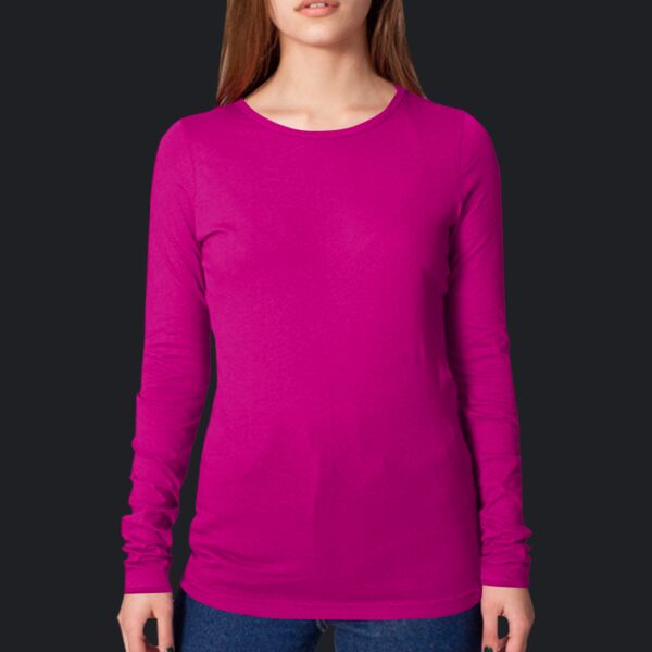 6307 Sheer Jersey L/S T-Shirt Thumbnail