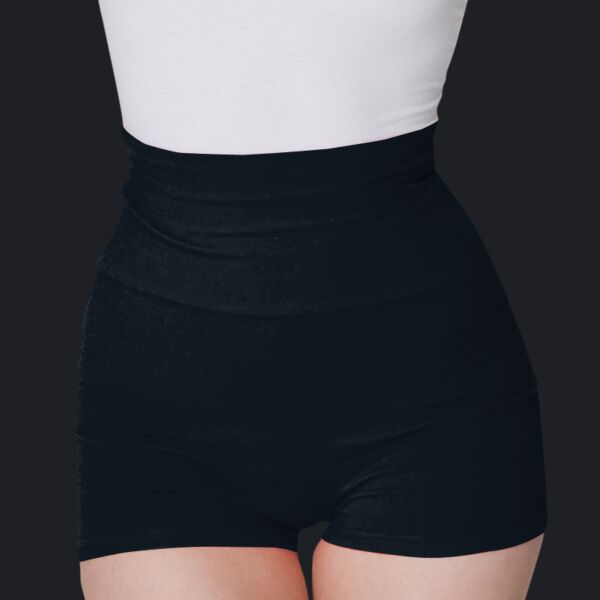 RSA8319 Cotton Spandex Jersey High-Waist Hot Short Thumbnail