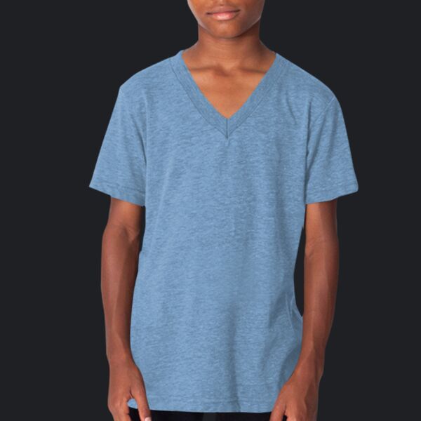 TR256 Youth Tri-Blend V-Neck T-Shirt Thumbnail