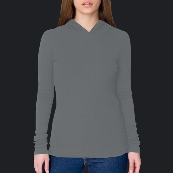 4398 Baby Rib L/S Hoody Thumbnail