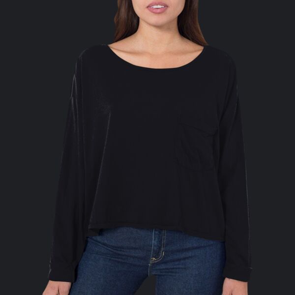 RSA0316 Mid-Length L/S Pocket T-Shirt Thumbnail