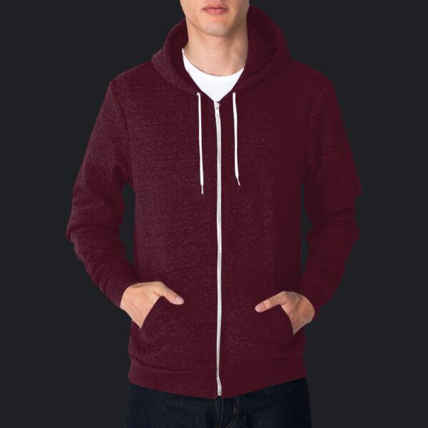 MT497 Salt and Pepper Zip Hoody Thumbnail