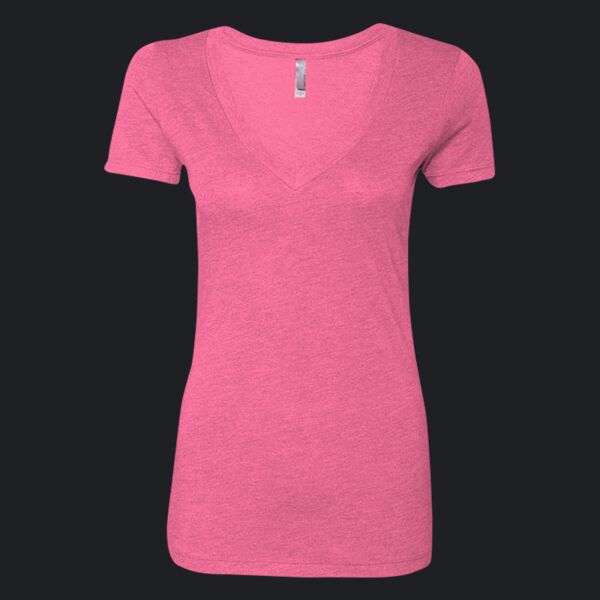 Women’s Triblend Deep V-Neck T-Shirt Thumbnail