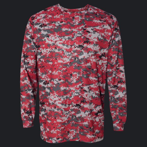Men's Digital Camo Long Sleeve T-Shirt Thumbnail