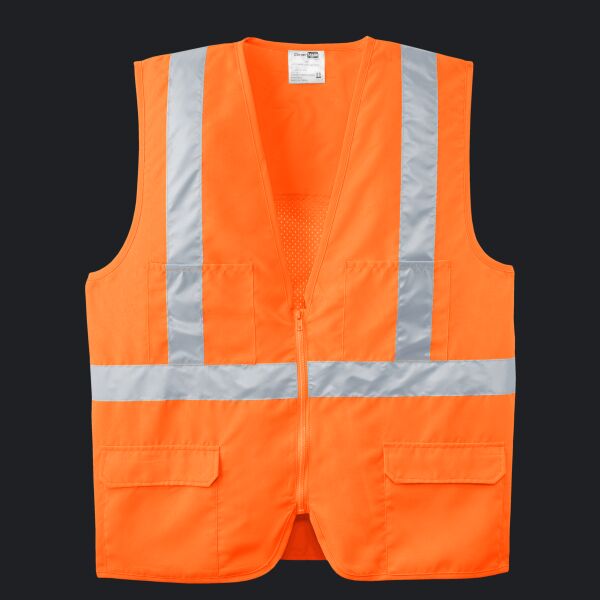 Ansi 107 Class 2 Mesh Back Safety Vest Thumbnail