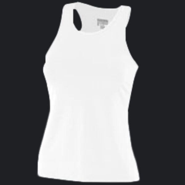 Ladies' Polyester Spandex Racer Tank Thumbnail