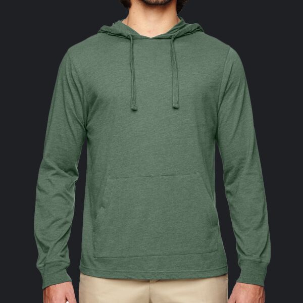 Unisex Eco Blend Long-Sleeve Pullover Hooded T-Shirt Thumbnail