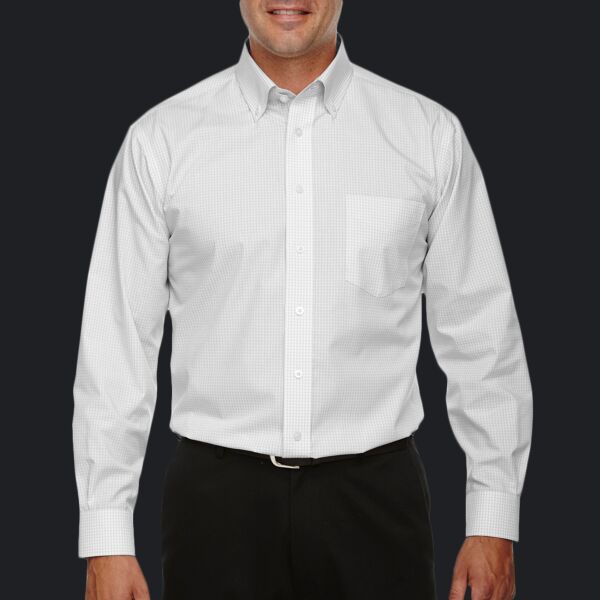 Men's Crown Collection® Gingham Check Woven Shirt Thumbnail