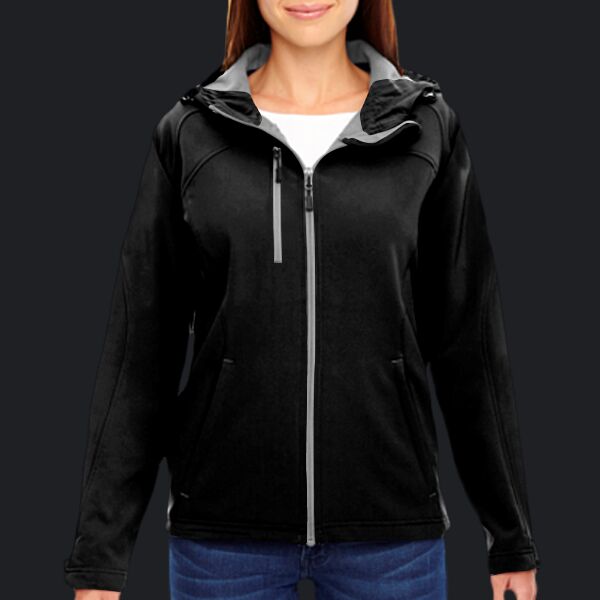 Ladies' Prospect Two-Layer Fleece Bonded Soft Shell Hooded Jacket Thumbnail