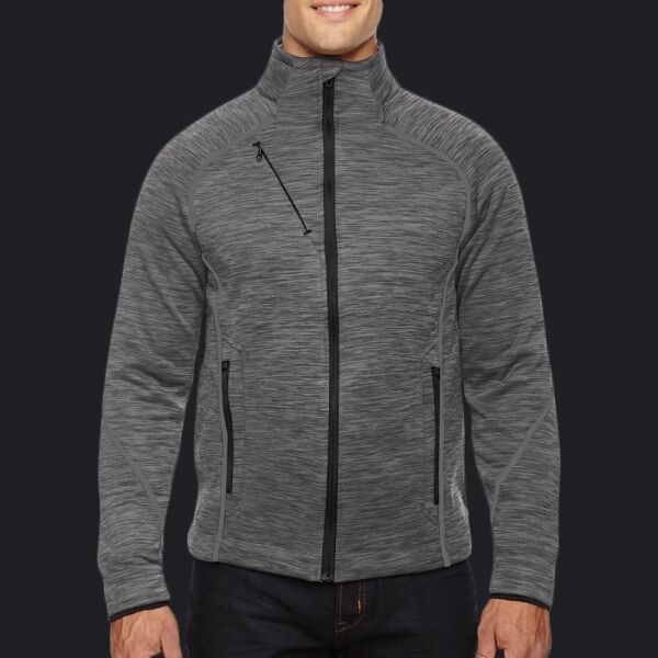 Men's Flux Mélange Bonded Fleece Jacket Thumbnail