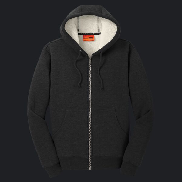 Heavyweight Sherpa Lined Hooded Fleece Jacket Thumbnail