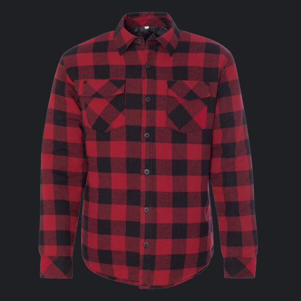 Men's Quilted Flannel Shirt Jacket Thumbnail
