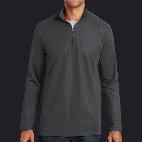 Pinpoint Mesh 1/2 Zip Thumbnail