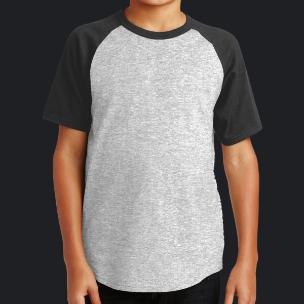 Youth Short Sleeve Colorblock Raglan Jersey Thumbnail