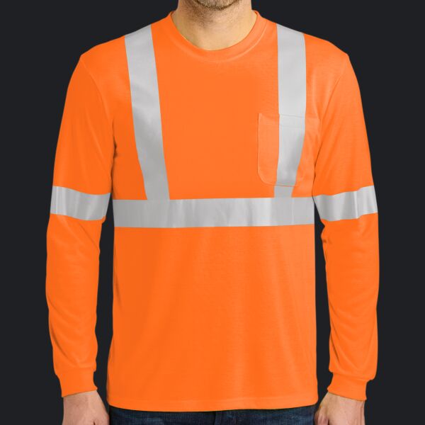 Ansi 107 Class 2 Long Sleeve Safety T Shirt Thumbnail