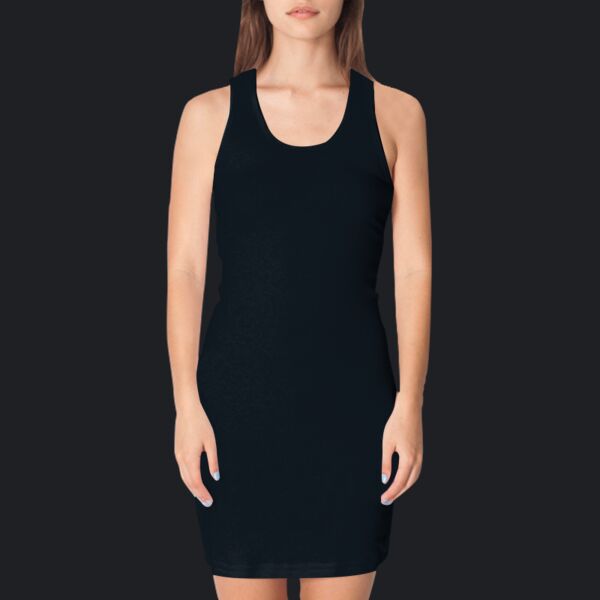 3335 2x1 Rib Racerback Dress Thumbnail
