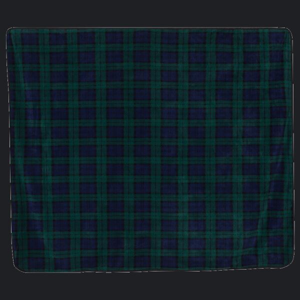 Fleece/Nylon Plaid Picnic Blanket Thumbnail