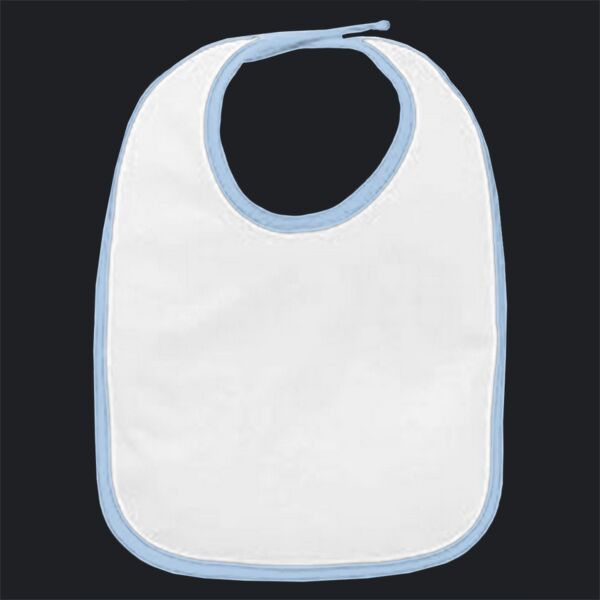 Infant Contrast Trim Bib Thumbnail
