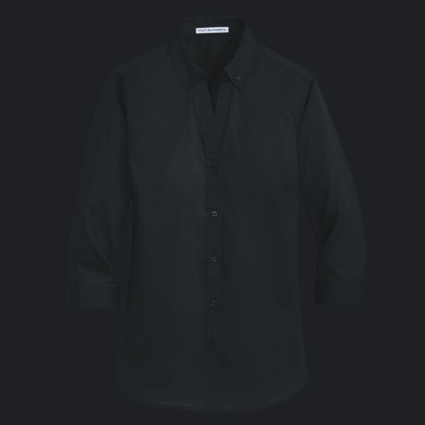 Women's 3/4 Sleeve SuperPro Twill Shirt Thumbnail