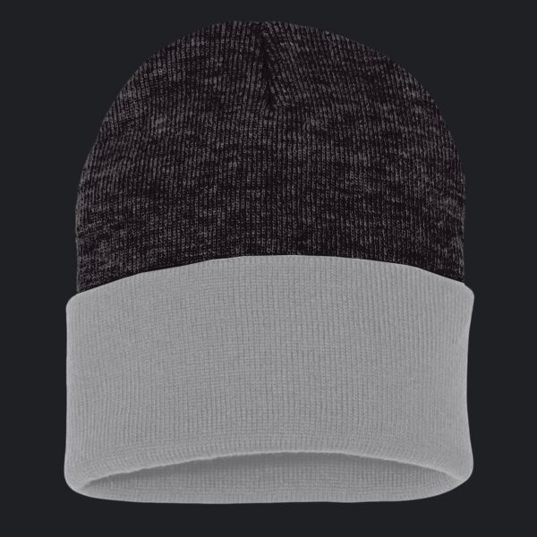 12" Color Blocked Cuffed Beanie Thumbnail