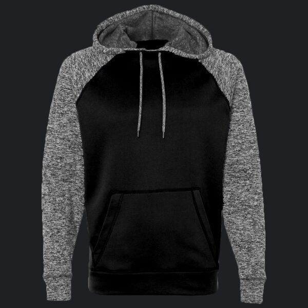 Men's Colorblocked Cosmic Fleece Hooded Sweatshirt Thumbnail