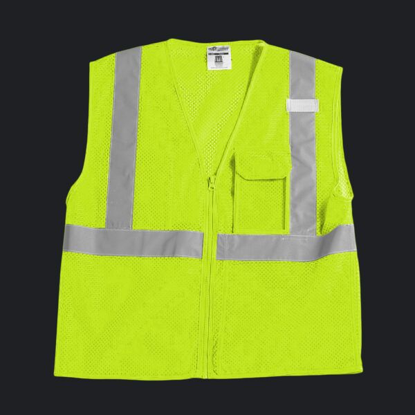 Unisex Clear ID Vest with Zipper Closure Thumbnail