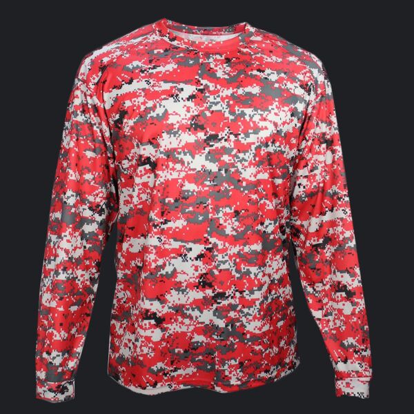 Youth Digital Camo Long Sleeve T-Shirt Thumbnail
