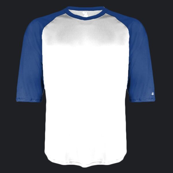 Youth B-Core Three-Quarter Sleeve Baseball T-Shirt Thumbnail