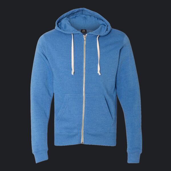 Men's Triblend Full-Zip Hooded Sweatshirt Thumbnail