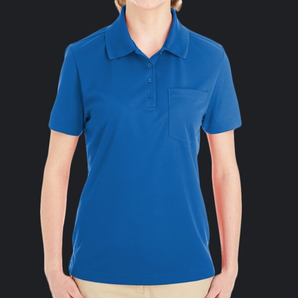 Ladies' Origin Performance Piqué Polo with Pocket Thumbnail