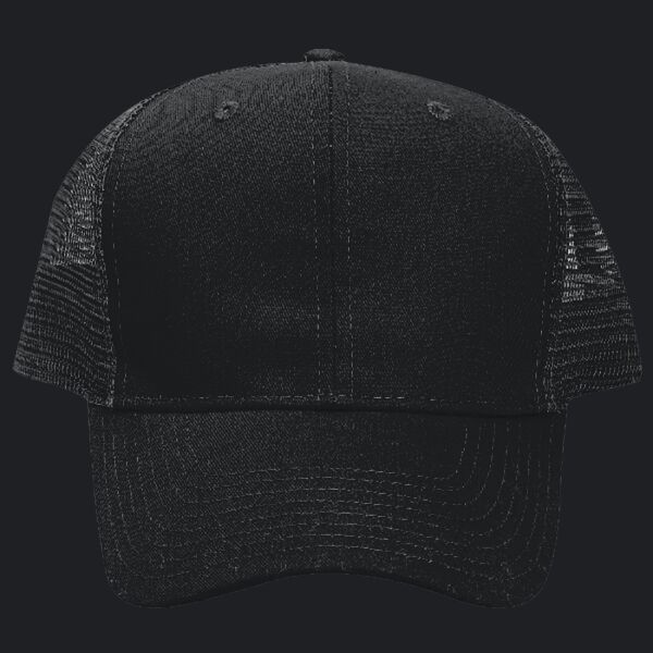 OTTO CAP 6 Panel Mid Profile Mesh Back Trucker Hat Thumbnail