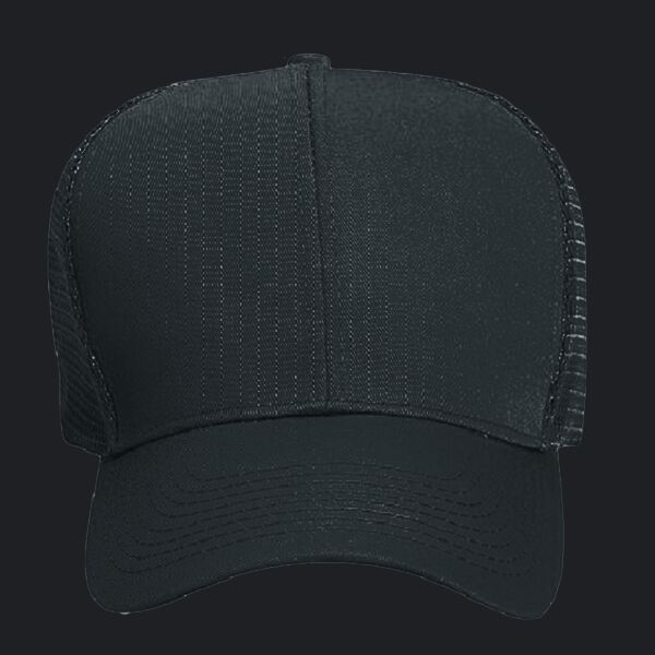 OTTO CAP 6 Panel Mid Profile Mesh Back Trucker Hat Thumbnail