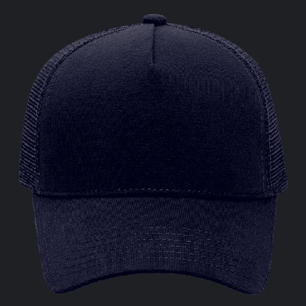 OTTO CAP 5 Panel Mid Profile Mesh Back Trucker Hat Thumbnail