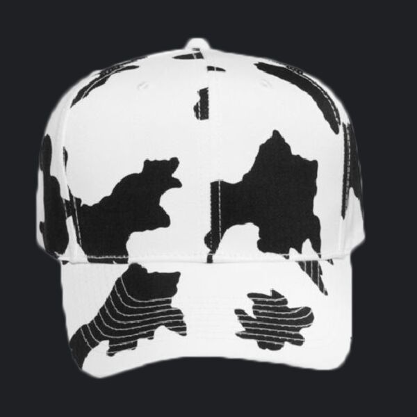 OTTO CAP 6 Panel Mid Profile Baseball Cap Thumbnail