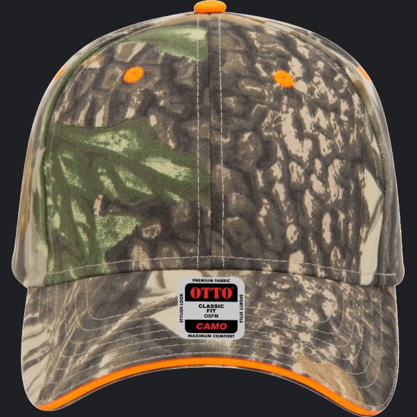 OTTO CAP Camouflage 6 Panel Low Profile Baseball Cap Thumbnail