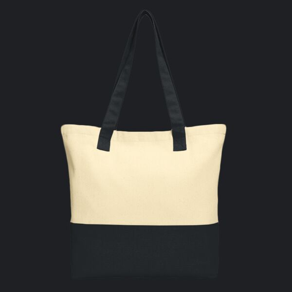 Colorblock Cotton Tote Thumbnail