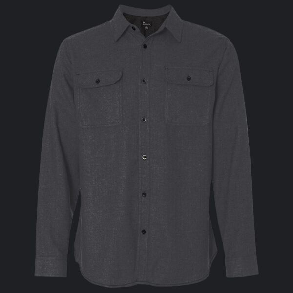 Men's Solid Flannel Shirt Thumbnail