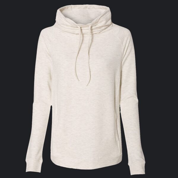 Women’s HeatLast™ Fleece Faux Cashmere Funnel Neck Sweatshirt Thumbnail