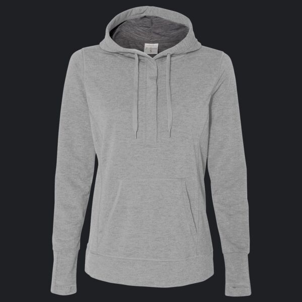 Women’s Omega Stretch Snap-Placket Hooded Sweatshirt Thumbnail