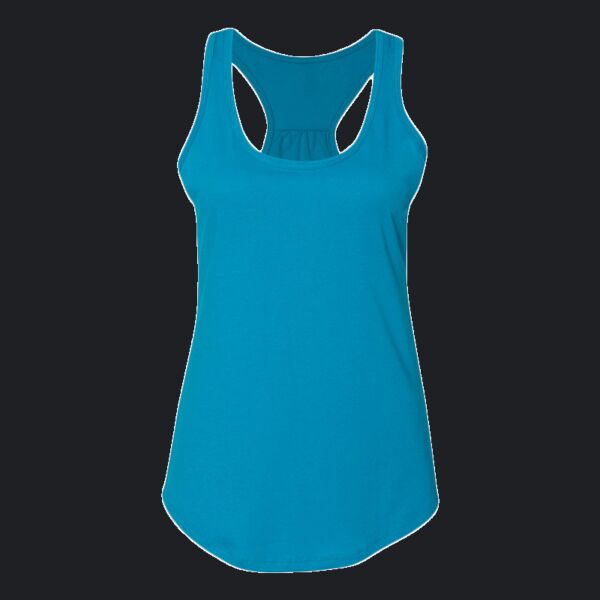 Women's Gathered Racerback Tank Thumbnail