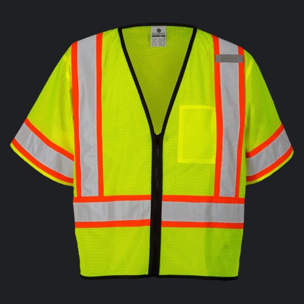 Unisex Class 3 Mesh Zippered Vest Thumbnail