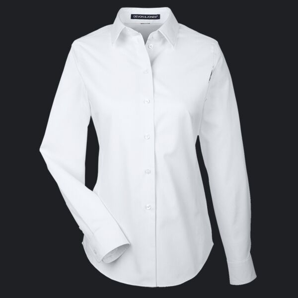 Ladies' Crown Collection® Royal Dobby Woven Shirt Thumbnail