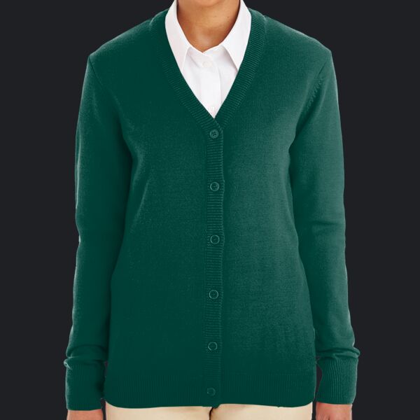 Ladies' Pilbloc™ V-Neck Button Cardigan Sweater Thumbnail