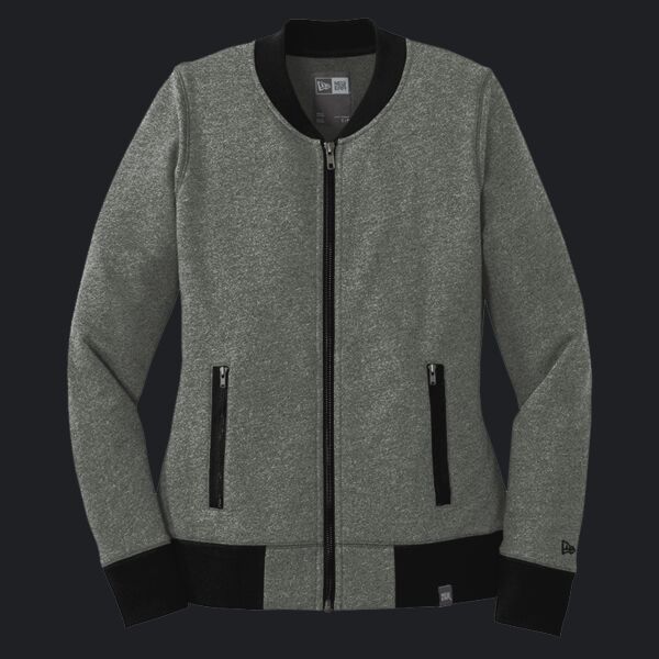 Women's French Terry Baseball Full Zip Thumbnail