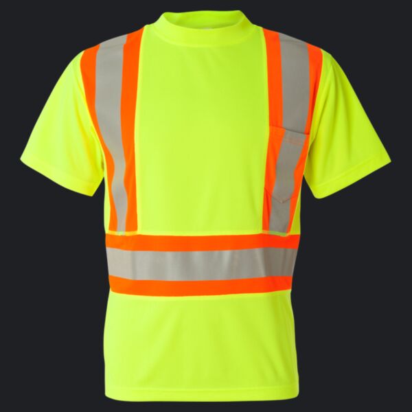 Unisex Class 2 Flat Stitch Self-Fabric Panels T-Shirt Thumbnail