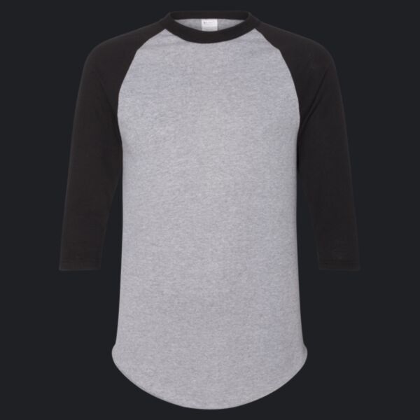 Unisex Three-Quarter Raglan Sleeve Baseball Jersey T-Shirt Thumbnail