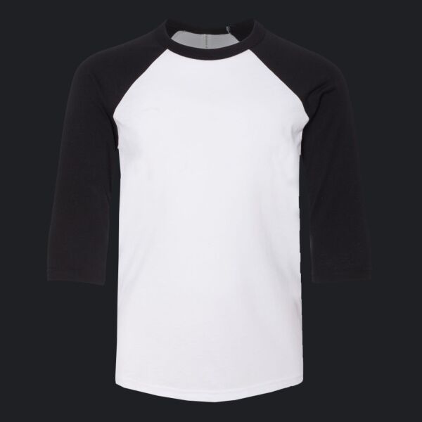 Youth Three-Quarter Sleeve Baseball Tee Thumbnail