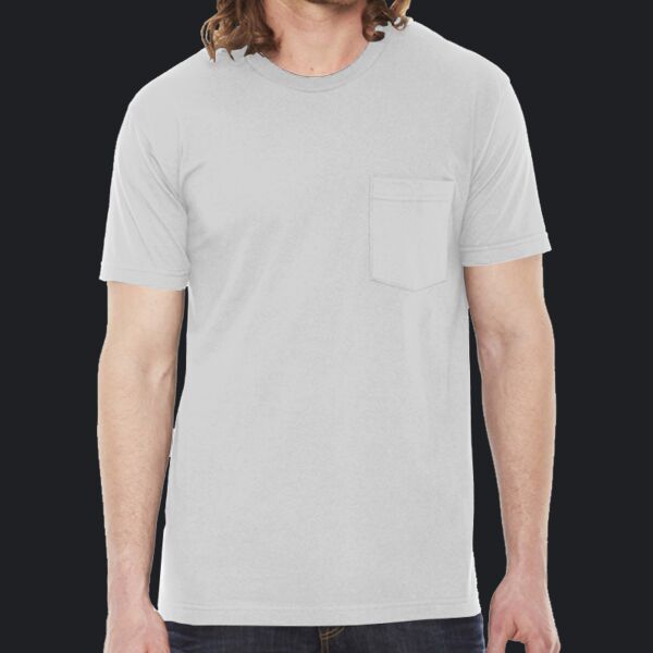 Unisex Fine Jersey Pocket Tee Thumbnail